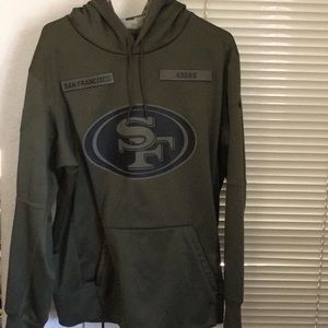 Men’s Nike Dri Fit Salute to Service 49ers Hoodie